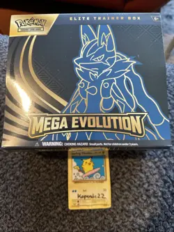 Pokemon Trading Card Game TCG Mega Evolution Elite Trainer Box ETB Lucario NEW - Image 2