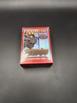 MTG: MERCADIAN MASQUES empty Tournament Pack box; minimal wear, NO CARDS, 1999 - Image 1