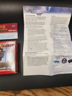 MTG: MERCADIAN MASQUES empty Tournament Pack box; minimal wear, NO CARDS, 1999 - Image 5