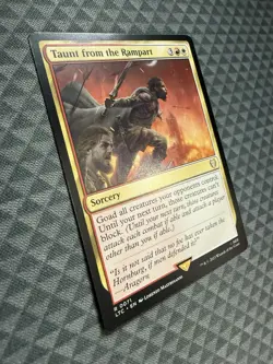 MTG Taunt from the Rampart #0071 Rare Commander: The Lord of the Rings (LTC) - Image 2