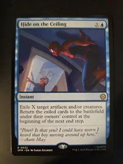 Hide on the Ceiling NM Marvel's Spider-Man MTG FREE SHIPPING - Image 1