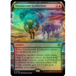 FOIL SIMULACRUM SYNTHESIZER (SHOWCASE) Outlaws Of Thunder Junction: The Big Scor - Image 1