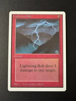 Lightning Bolt Unlimited MTG Magic the Gathering - Image 1