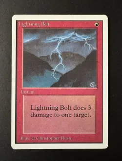 Lightning Bolt Unlimited MTG Magic the Gathering - Image 1