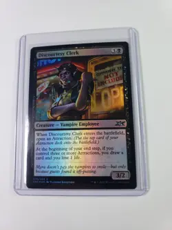 Magic The Gathering Discourtesy Clerk Unfinity Foil 070/244 - Image 3
