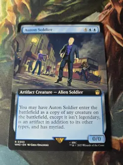 Auton Soldier (Extended Art) Universes Beyond: Doctor Who Regular NM - Image 2