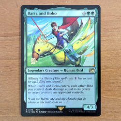 Bartz and Boko - Pre-release Foil Stamped Promo - Final Fantasy MTG - Image 1