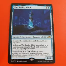 Magic: The Gathering - Kamigawa: Neon Dynasty ~ Rare ~ The Reality Chip - Image 1