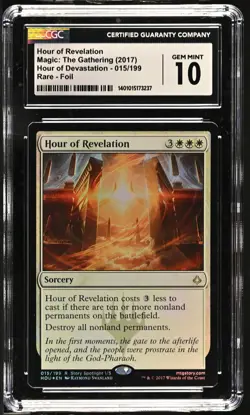 HOUR OF REVELATION Hour of Devastation Foil CGC 10 Gem Mint MTG [Nostalgium] - Image 1