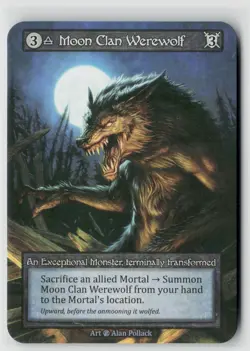 Sorcery Contested Realm Beta Moon Clan Werewolf x3 NM Exceptional - Image 1