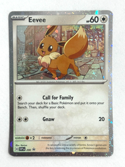 Pokemon TCG Eevee SVP 200 (Cosmos Holo) Promo SV: Scarlet & Violet Promos - Image 1