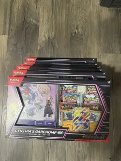 Pokemon Cynthia's Garchomp Ex Premium Collection 6 Box’s - Image 1