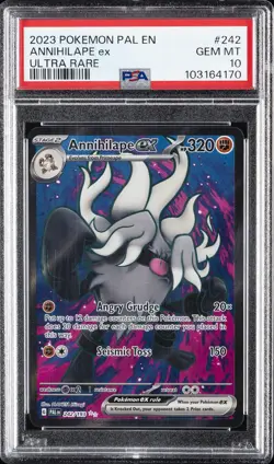 2023 POKEMON PAL EN-PALDEA EVOLVED ULTRA RARE #242 ANNIHILAPE EX PSA 10 - Image 1