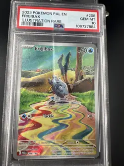 Frigibax, 2023 Pokemon Pal EN, Illustration Rare, PSA Gem Mt 10, #208/193 - Image 2