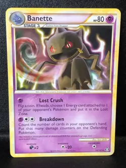 Banette 14/102 Non Holo Rare HGSS Triumphant Pokemon TCG Near Mint NM - Image 1