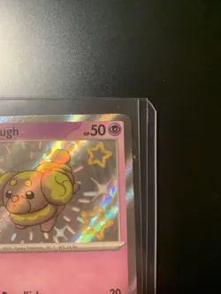 Pokemon TCG Fidough SVP069 Paldean Fates Black Star Promo Shiny Holo 2024 NM - Image 3