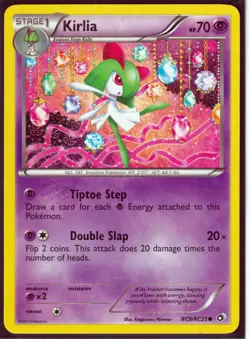 2013 KIRLIA RC9/RC25 Legendary Treasures Pokemon Radiant Collection NM/M - Image 1