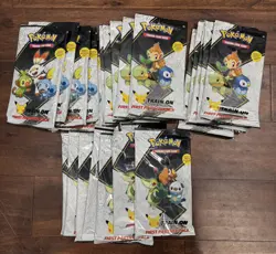 Lot of 22 Pokemon TCG First Partner Packs 25th Anniversary GALAR, SINNOH, UNOVA 820650809613 - Image 1