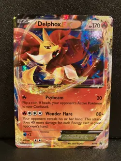 Pokemon TCG - LP Delphox EX Holo Ultra Rare XY Black Star Promo XY19 - Image 1
