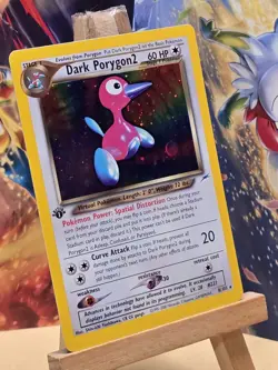 Pokemon TCG Dark Porygon2 1st Edition Neo Destiny Holo 8/105 LP-NM 🌀SWIRL🌀 - Image 4