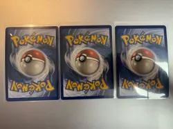 Pokemon TCG Pikachu Trick or Trade Booster 23/24 Regular Common Set of 3 - Image 2