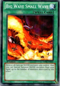Big Wave Small Wave SDRE-EN032 1st Edition Yugioh Moderately played - Image 1