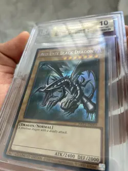 BGS 10 Yugioh Red-Eyes Black Dragon Nike NKC1-EN002 Collab. - Image 2