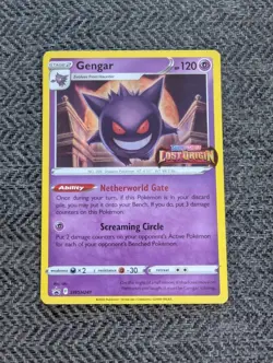 Gengar SWSH241 SWSH Lost Origin Stamp Pokemon card US seller - Image 2