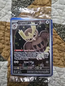 Pokemon Noctowl TCG 141 SV Scarlet & Violet Promo Card Holo Sealed - Image 1