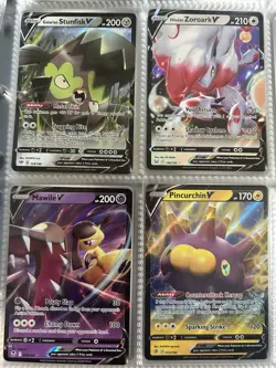 Pokemon TCG Lot Of 4 Ultra Rare V Cards SWSH Era NM - Image 1