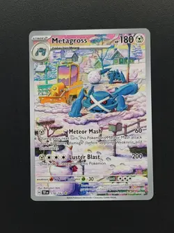 Metagross 178/162 TEF Temporal Forces Illustration Rare Pokemon TCG Card NM - Image 1