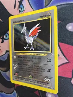 Skarmory 13/111 - Pokemon Neo Genesis Holo Rare Card - LP - Image 3