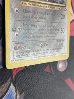 Skarmory 13/111 - Pokemon Neo Genesis Holo Rare Card - LP - Image 4