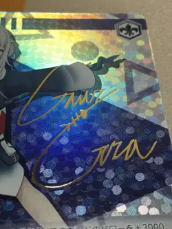 SIGNED Gawr Gura Weiss Schwarz Hololive Vol.2 SP Japanese NM - Image 4