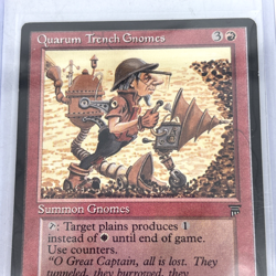 1994 vintage MAGIC THE GATHERING Quarum Trench Gnomes MTG Legends Card - Image 3