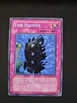Yu-Gi-Oh! SECRET RARE HOLO CARD TIME MACHINE CSOC-EN091 LP - Image 1