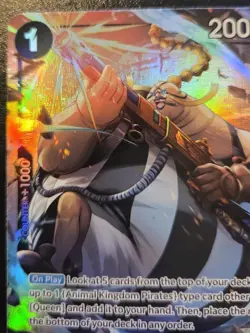 Queen (Parallel) OP08-080 Alt. Art Foil Rare Two Legends One Piece Card Game - Image 2