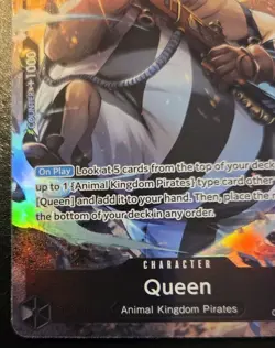 Queen (Parallel) OP08-080 Alt. Art Foil Rare Two Legends One Piece Card Game - Image 4