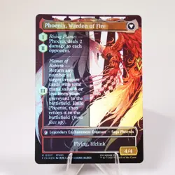 Joshua, Phoenix's Dominant Borderless Foil 397 Final Fantasy MTG NM See Video - Image 3
