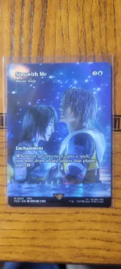 Stay with Me - Rhystic Study (Showcase) Final Fantasy: Through the Ages Regular - Image 1