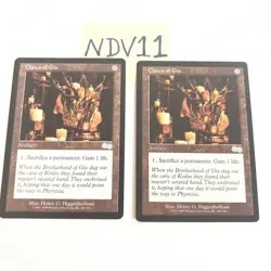 MTG Claws of Gix X2 Urza's Saga - Image 1