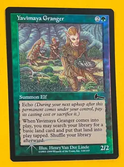 MTG YAVIMAYA GRANGER (FOIL) Urza's Legacy (OldManMTG 006-516) - Image 1
