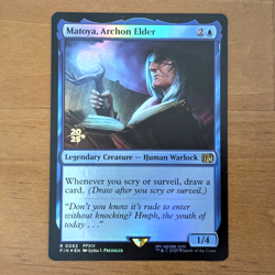 Matoya, Archon Elder - Pre-release Foil Stamped Promo - Final Fantasy MTG - Image 1