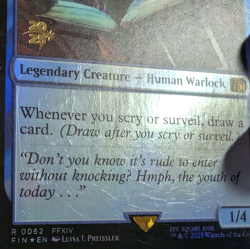 Matoya, Archon Elder - Pre-release Foil Stamped Promo - Final Fantasy MTG - Image 2