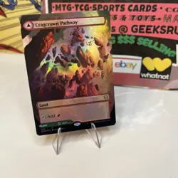x1 Cragcrown Pathway Timbercrown Pathway ZNR MTG 287 FOIL BORDERLESS RARE 1x - Image 1