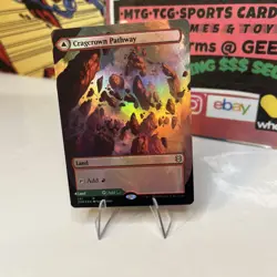 x1 Cragcrown Pathway Timbercrown Pathway ZNR MTG 287 FOIL BORDERLESS RARE 1x - Image 2