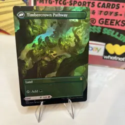 x1 Cragcrown Pathway Timbercrown Pathway ZNR MTG 287 FOIL BORDERLESS RARE 1x - Image 4