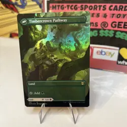 x1 Cragcrown Pathway Timbercrown Pathway ZNR MTG 287 FOIL BORDERLESS RARE 1x - Image 5