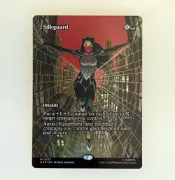 Magic the Gathering: Silkguard (Borderless) Marvel Universe Eternal-Legal Foil - Image 1