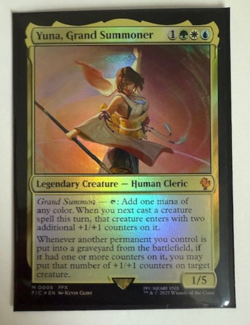 Magic the Gathering: Yuna, Grand Summoner Commander: Final Fantasy Foil NM - Image 1